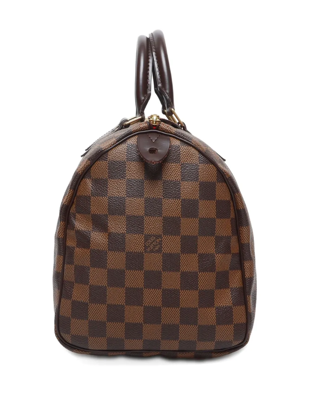 Pre-owned Louis Vuitton 2009 Damier Speedy 30 Handbag In Brown