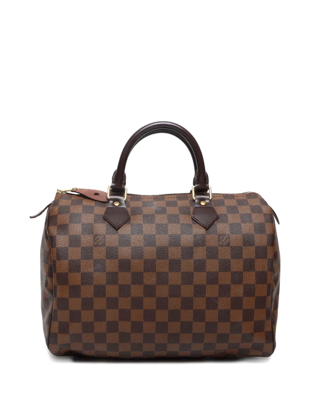 Pre-owned Louis Vuitton 2009 Damier Speedy 30 Handbag In Brown