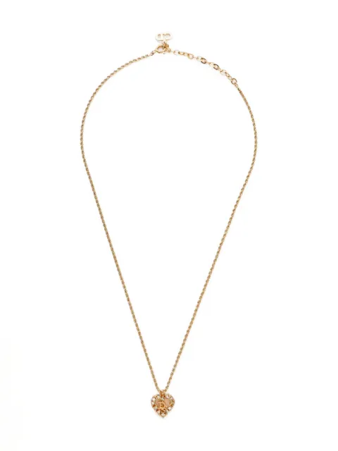 Christian Dior Pre-Owned 1990-2015 Logo necklace
