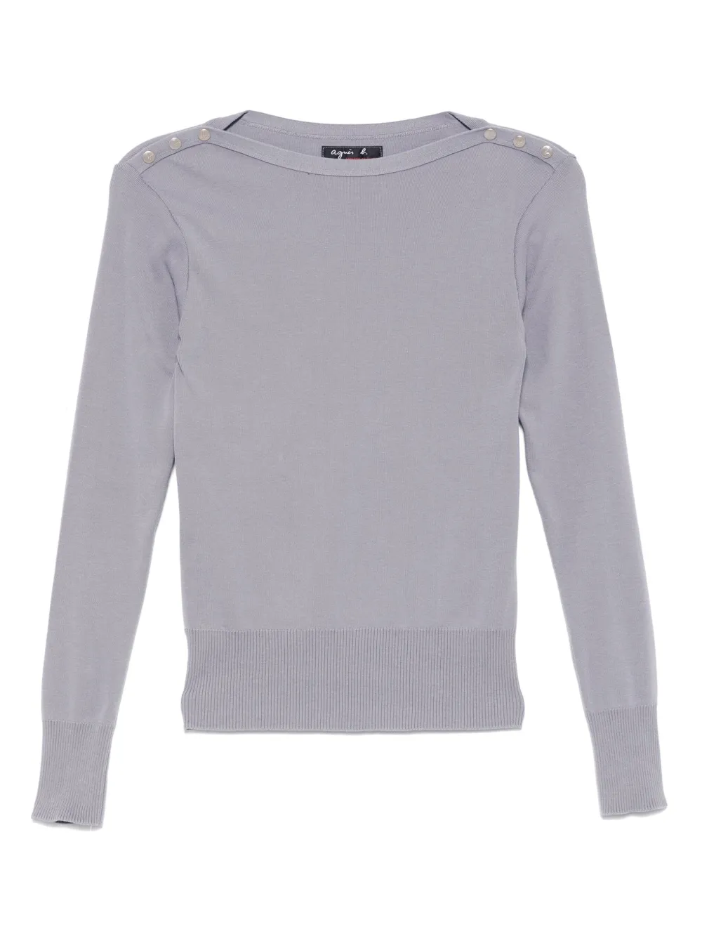 agnès b.  playera Badiana | gris | Image 1