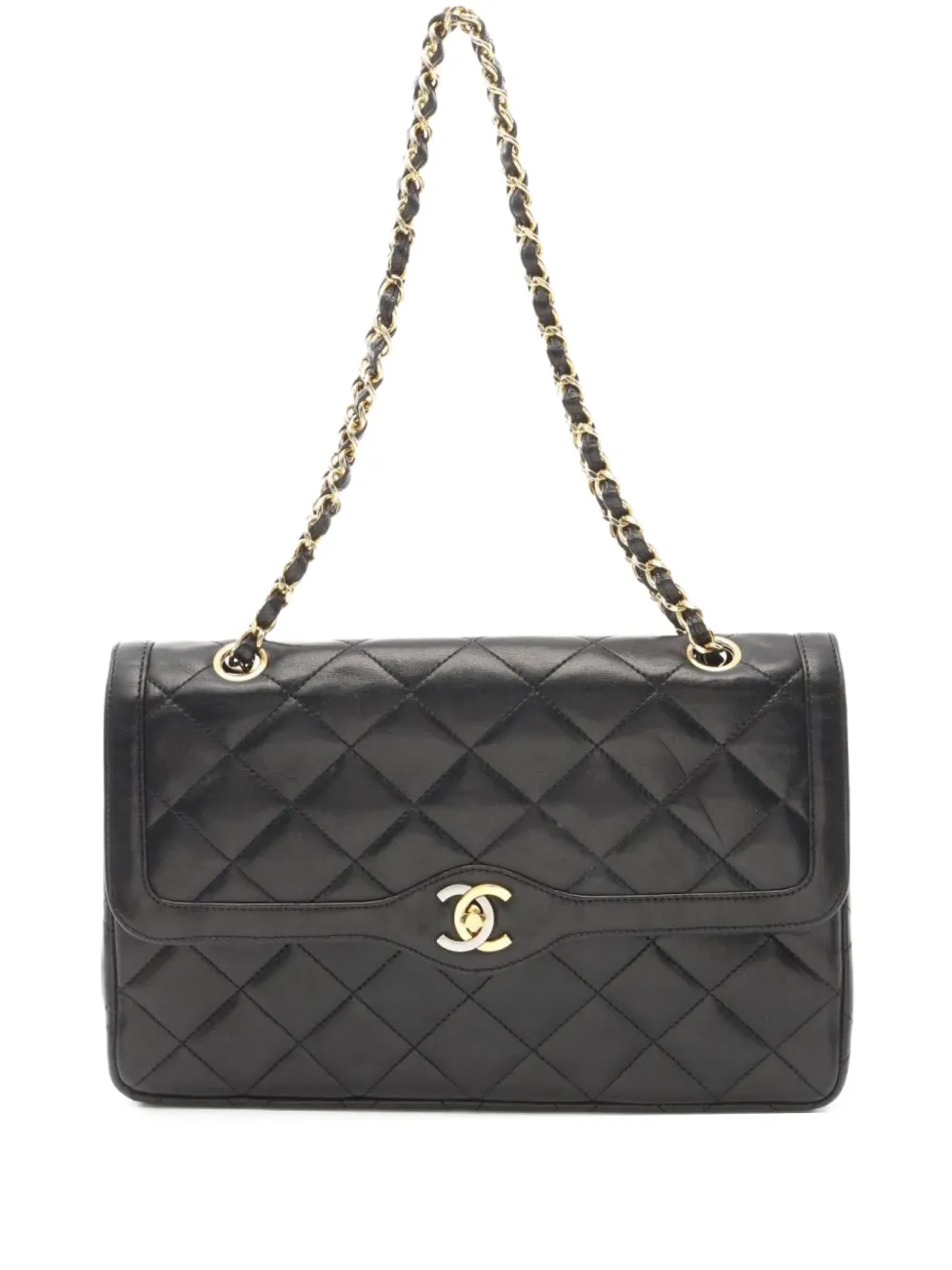 CHANEL Pre-Owned شنطة كتف 'كلاسيك فلاب' 1986-1988 | أسود | Image 1