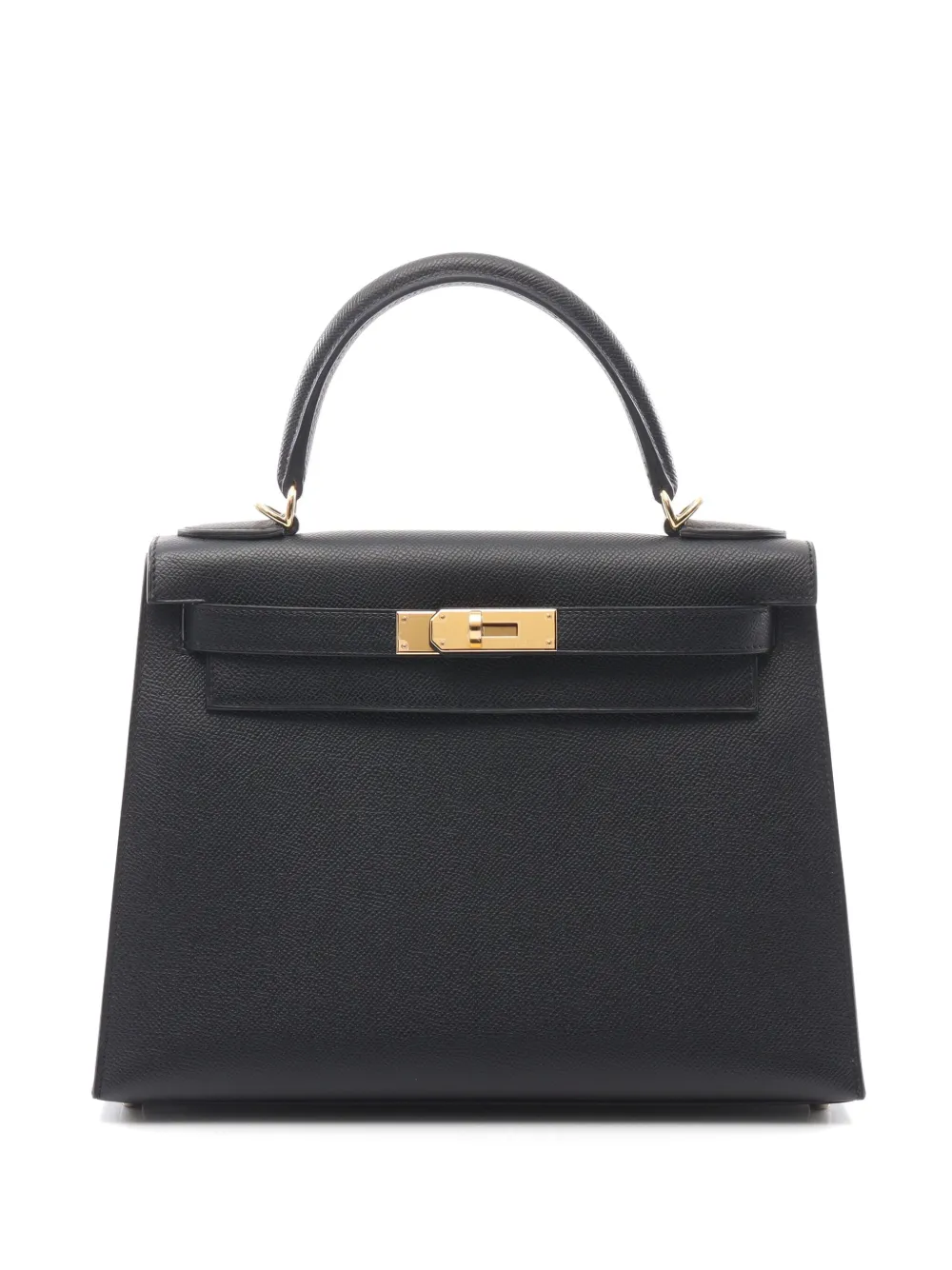 Hermès Pre-Owned 2024 ケリー 28 2way ハンドバッグ - ブラック Hermès Pre-Owned 2024 ケリー 28 2way ハンドバッグ - ブラック