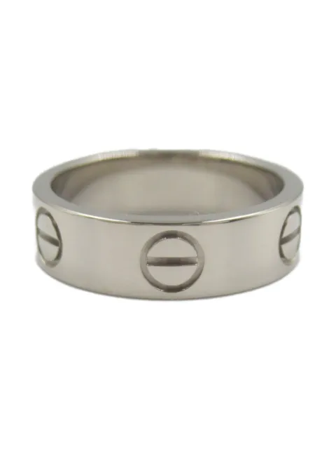 Cartier 2010s 18K white gold Love ring