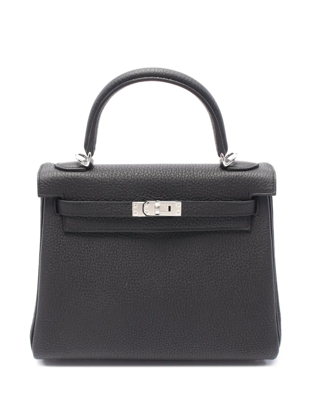 Hermès Pre-Owned 2024 ケリー 25 2way ハンドバッグ - ブラック Hermès Pre-Owned 2024 ケリー 25 2way ハンドバッグ - ブラック