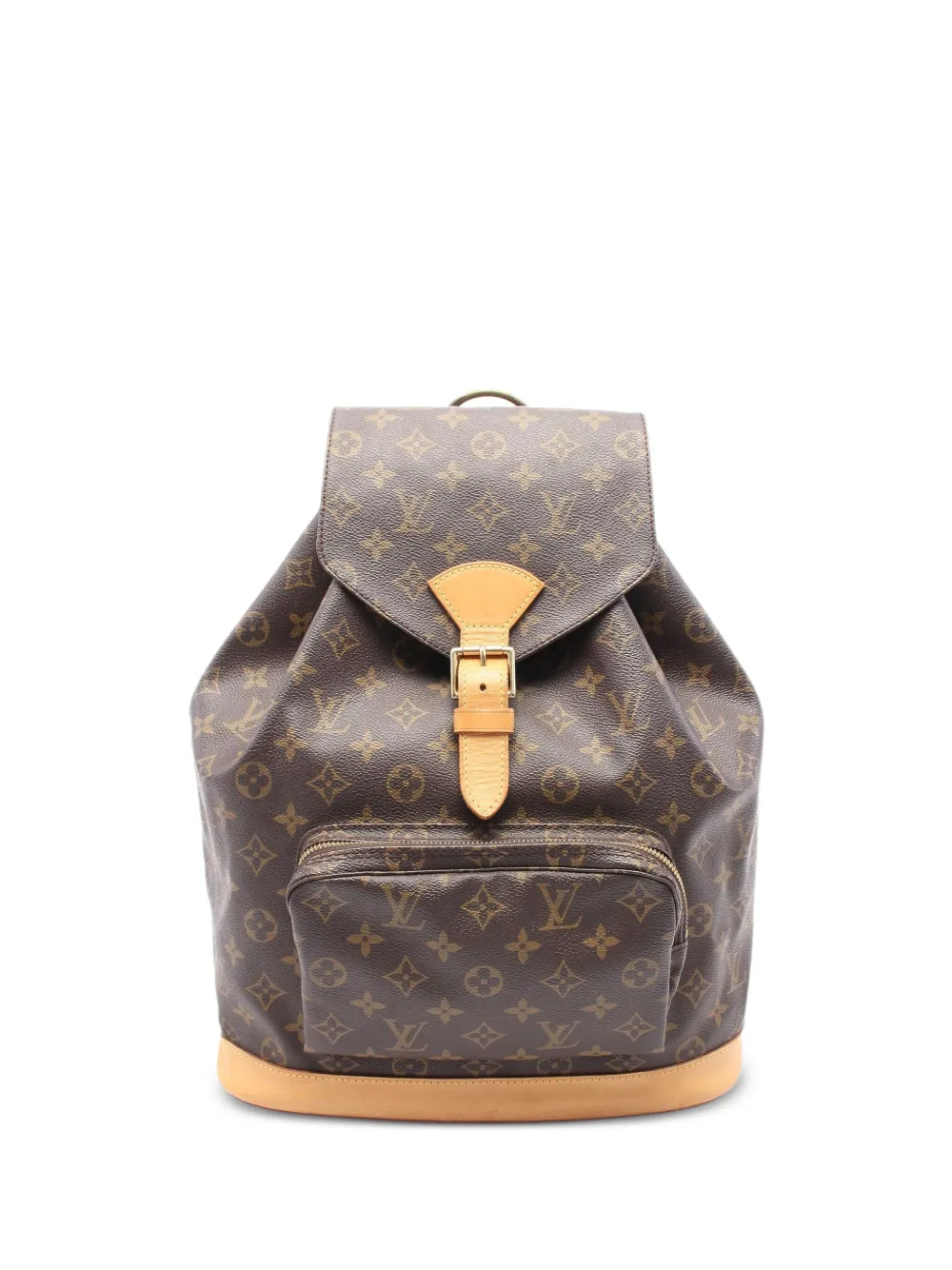 Louis Vuitton Pre-Owned 1996 モンスリ GM ハンドバッグ - ブラウン Louis Vuitton Pre-Owned 1996 モンスリ GM ハンドバッグ - ブラウン