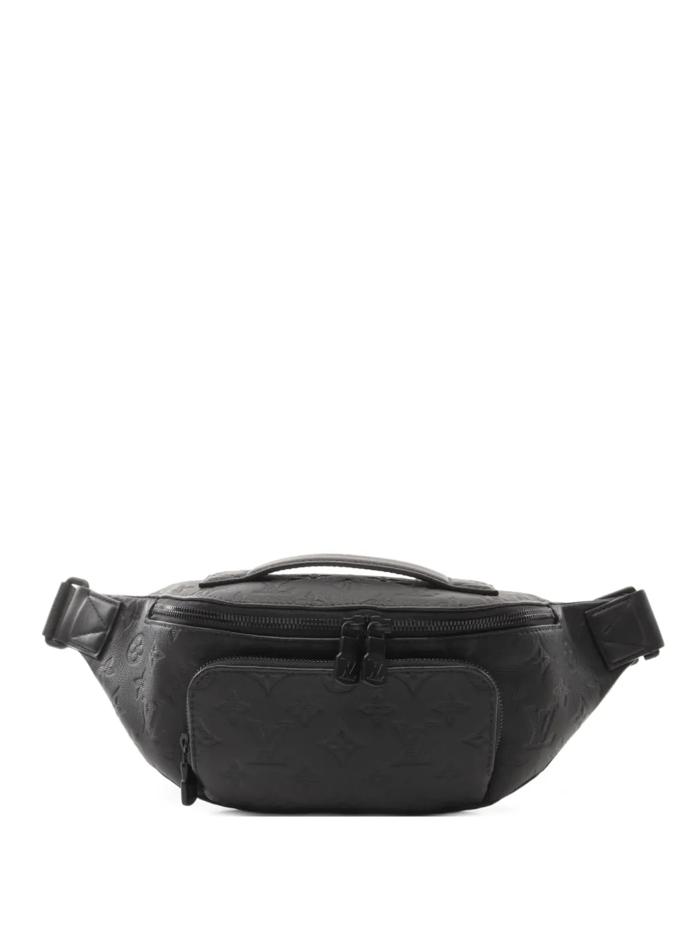 Louis Vuitton Pre-Owned 2021 Rush モノグラム ベルトバッグ - ブラック Louis Vuitton Pre-Owned 2021 Rush モノグラム ベルトバッグ - ブラック