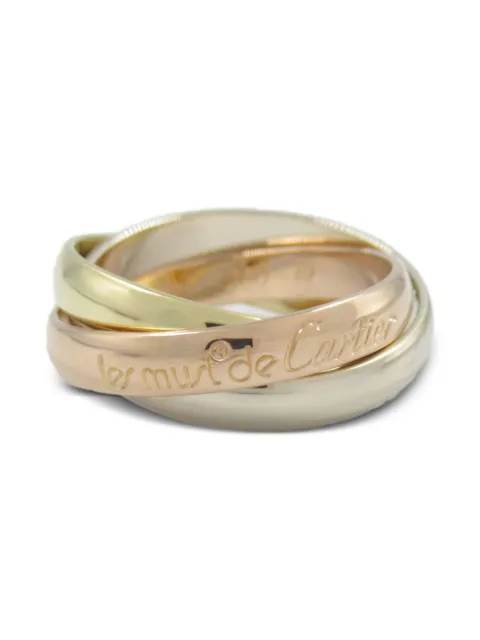 Cartier anillo Trinity en oro blanco, amarillo y blanco de 18kt 2010