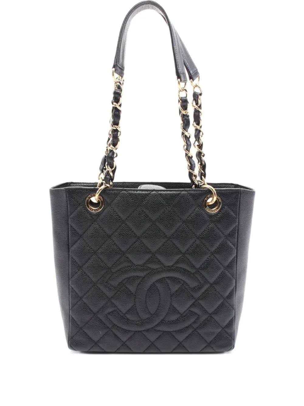 CHANEL Pre-Owned 2009-2010 マトラッセ チェーン ショルダーバッグ - ブラック CHANEL Pre-Owned 2009-2010 マトラッセ チェーン ショルダーバッグ - ブラック