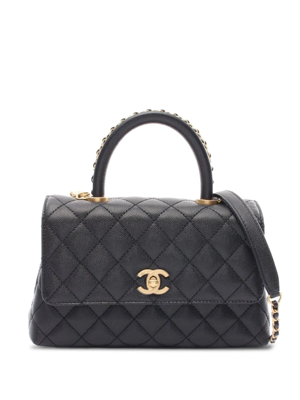 CHANEL Pre-Owned 2021 Coco Handle two-way handbag | Black | Image 1