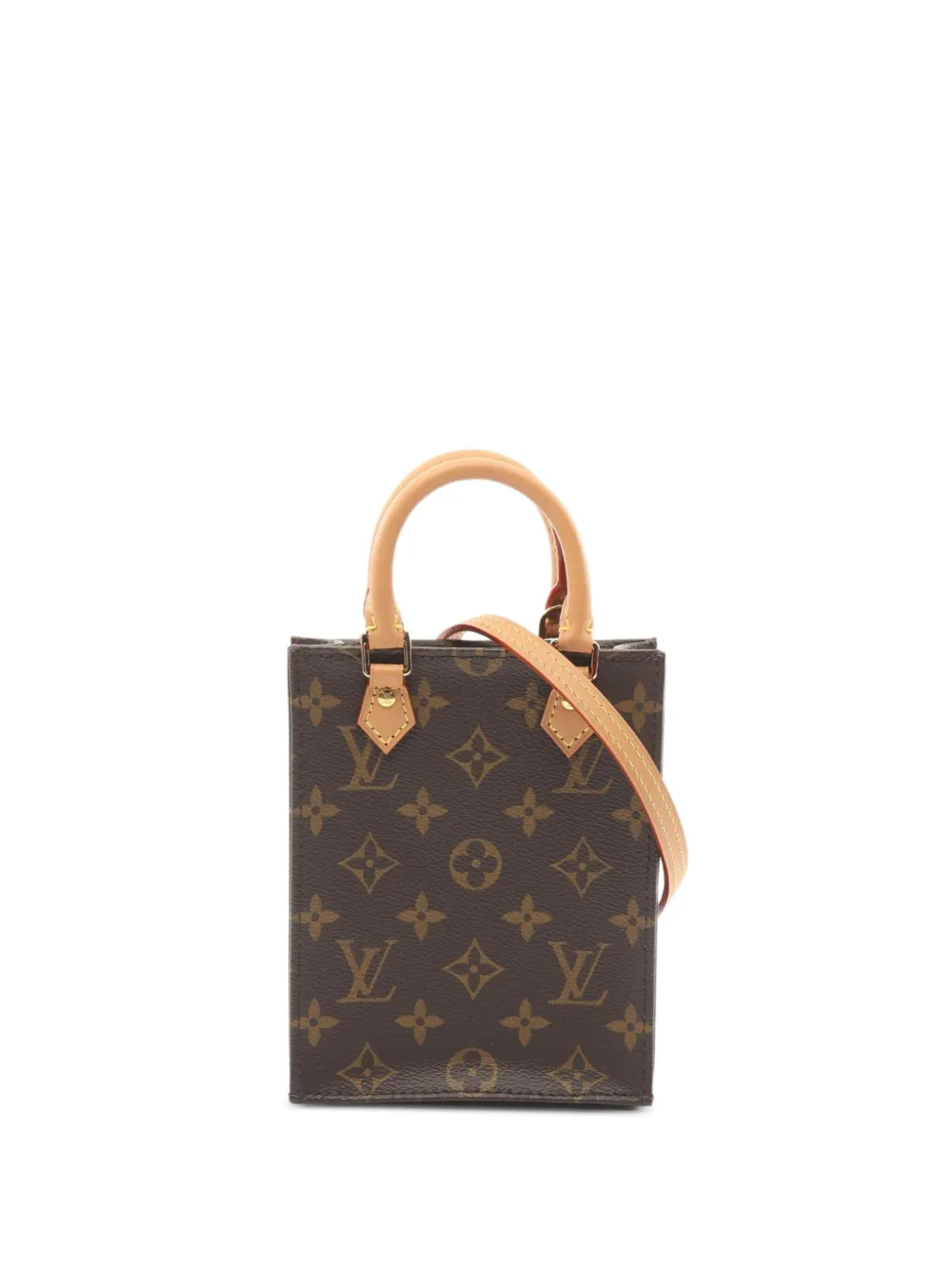 Louis Vuitton Pre-Owned 2020 プチ サックプラ 2way ハンドバッグ - ブラウン Louis Vuitton Pre-Owned 2020 プチ サックプラ 2way ハンドバッグ - ブラウン