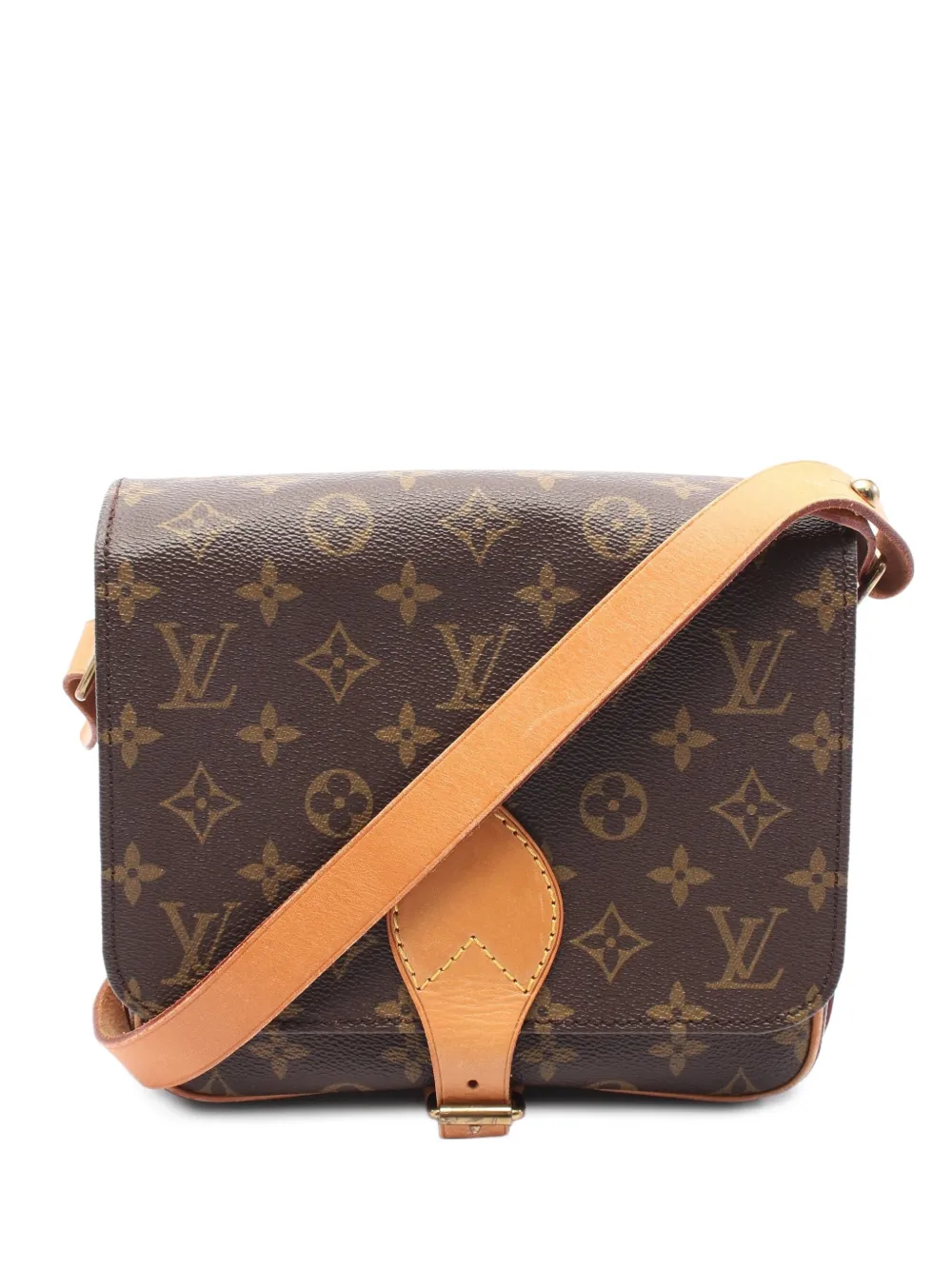 Louis Vuitton Pre-Owned 1987 カルトシエール MM ショルダーバッグ - ブラウン Louis Vuitton Pre-Owned 1987 カルトシエール MM ショルダーバッグ - ブラウン