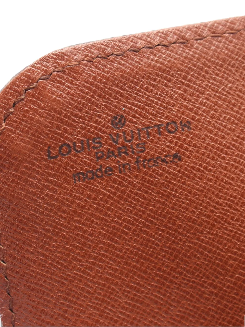 Pre-owned Louis Vuitton 1987 Cartouchiere Mm Shoulder Bag In Brown