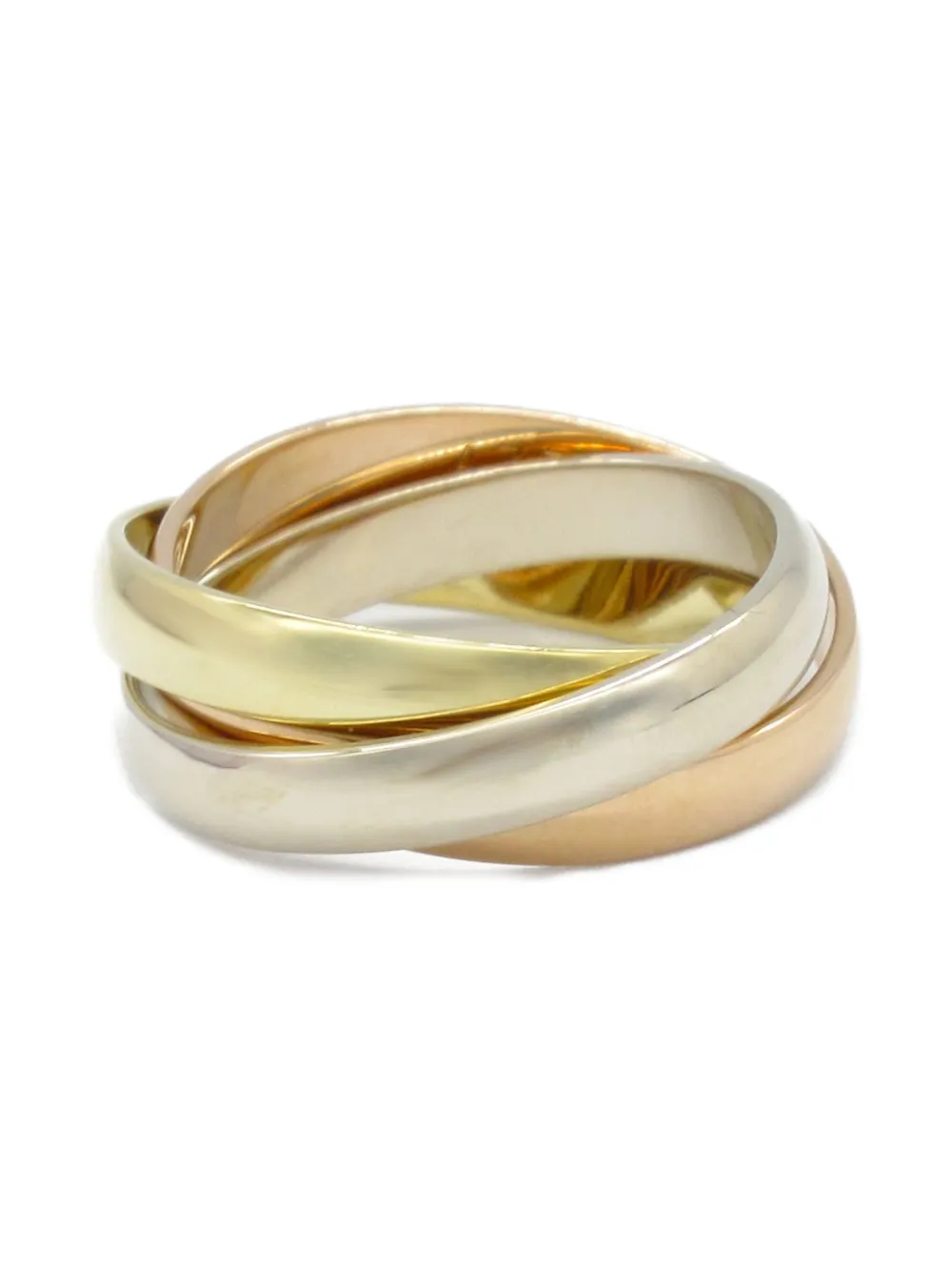 Cartier 2010s 18K white, gold and yellow gold Trinity ring | Image 2