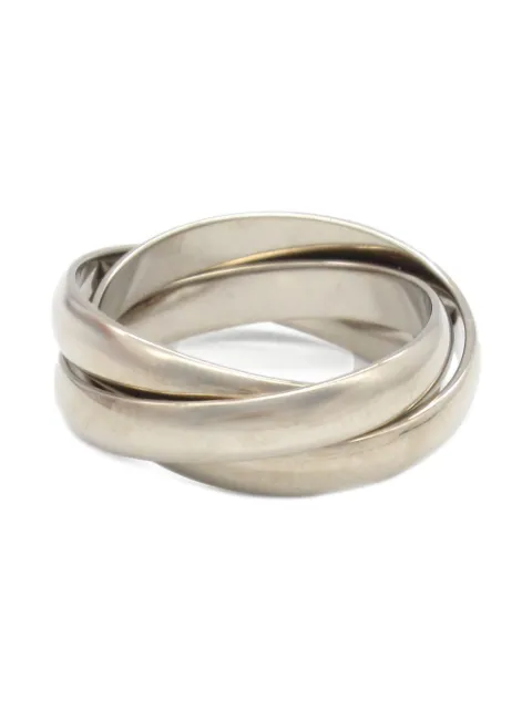 Cartier 2010s 18K white gold Trinity ring 