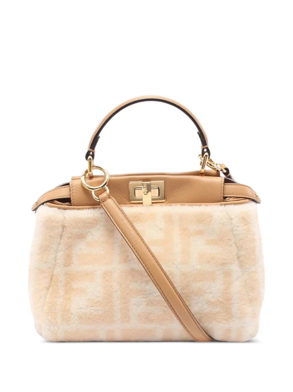Fendi Pre-Owned 2010s ピーカブー 2wayバッグ ミニ - ニュートラル Fendi Pre-Owned 2010s ピーカブー 2wayバッグ ミニ - ニュートラル