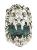Gucci Pre-Owned 2010s Lion Head ring - Silver