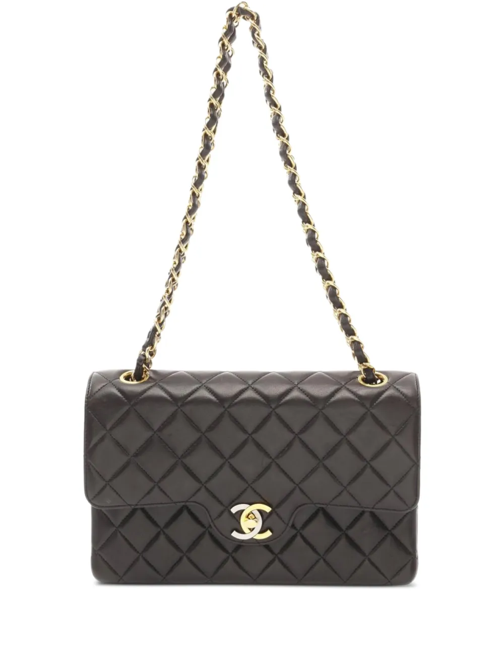 CHANEL Pre-Owned 1991-1994 マテラッセ ショルダーバッグ - ブラック CHANEL Pre-Owned 1991-1994 マテラッセ ショルダーバッグ - ブラック