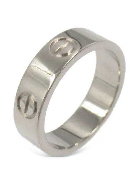 Cartier 2010s 18K white gold Love ring