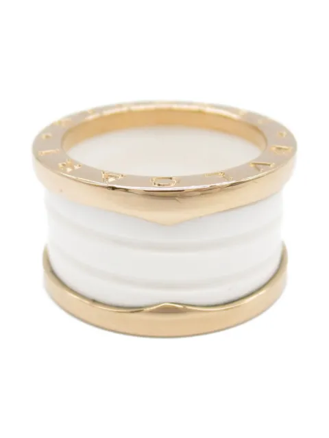 Bvlgari Pre-Owned 2010s 18K rose gold B.Zero1 ring