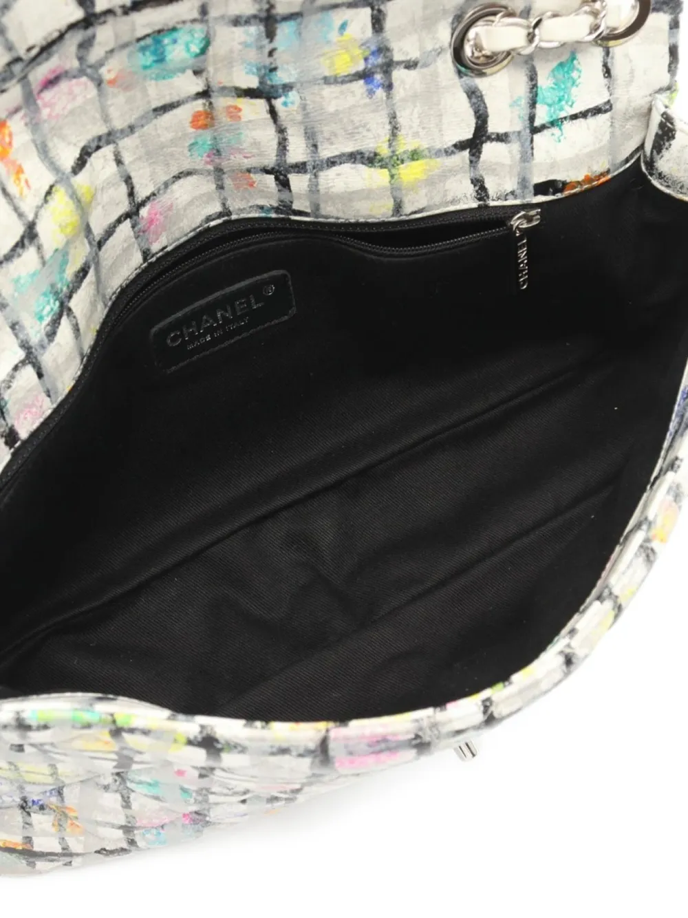 Pre-owned Chanel 2014 Coco Mark Shoulder Bag In White