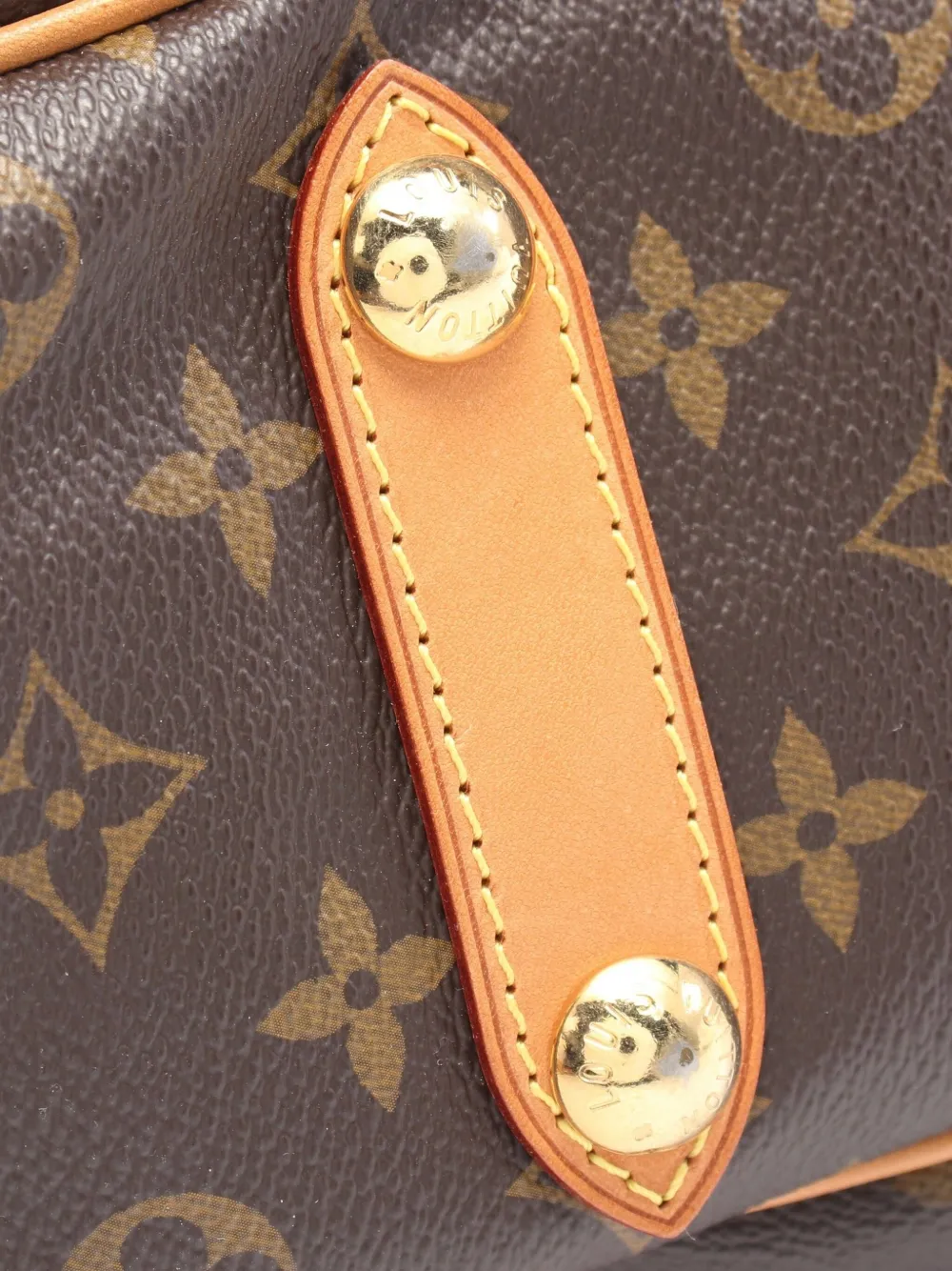 Pre-owned Louis Vuitton 2008 Galliera Pm Shoulder Bag In Brown