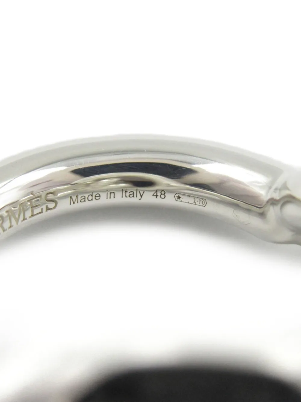 Pre-owned Hermes 2010s Echappee Ring In 银色