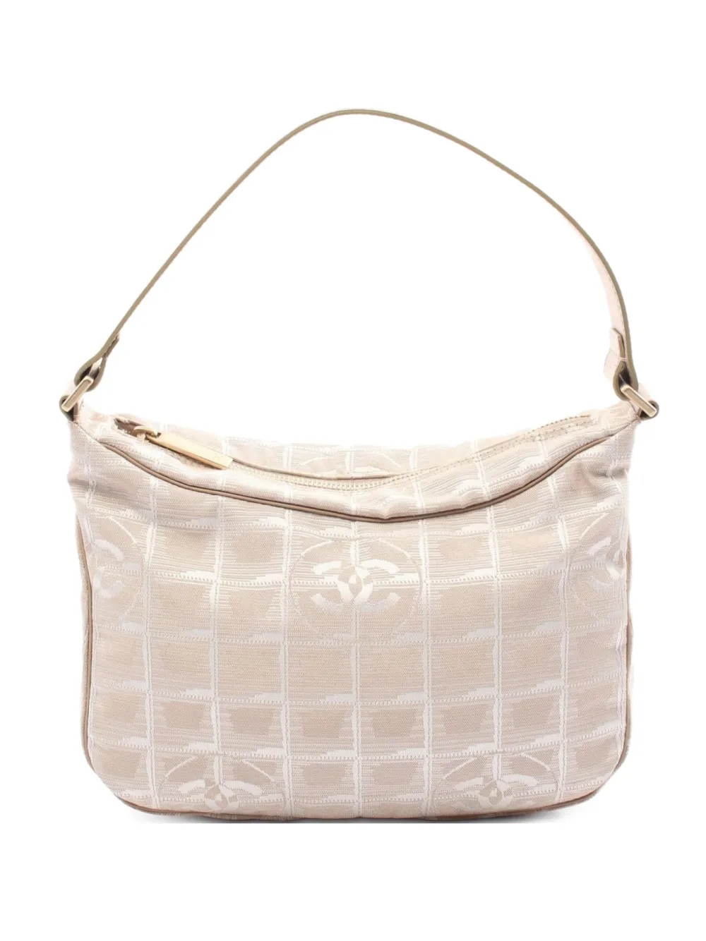 CHANEL Pre-Owned 2003-2004 ニュートラベルライン ショルダーバッグ - ニュートラル CHANEL Pre-Owned 2003-2004 ニュートラベルライン ショルダーバッグ - ニュートラル