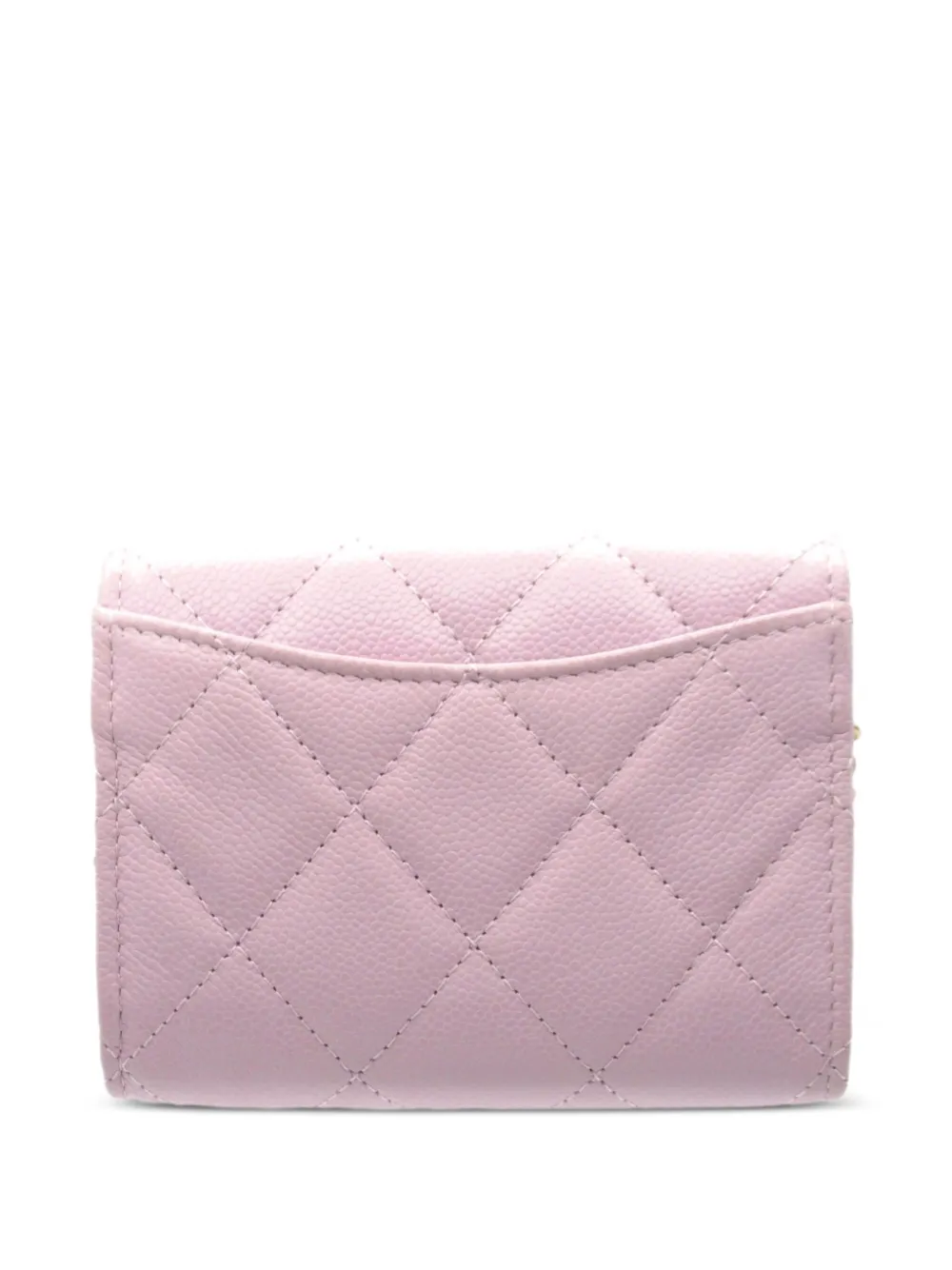 CHANEL Pre-Owned 2021 caviar-leather diamond-quilted card holder | Pre-Owned | Image 2