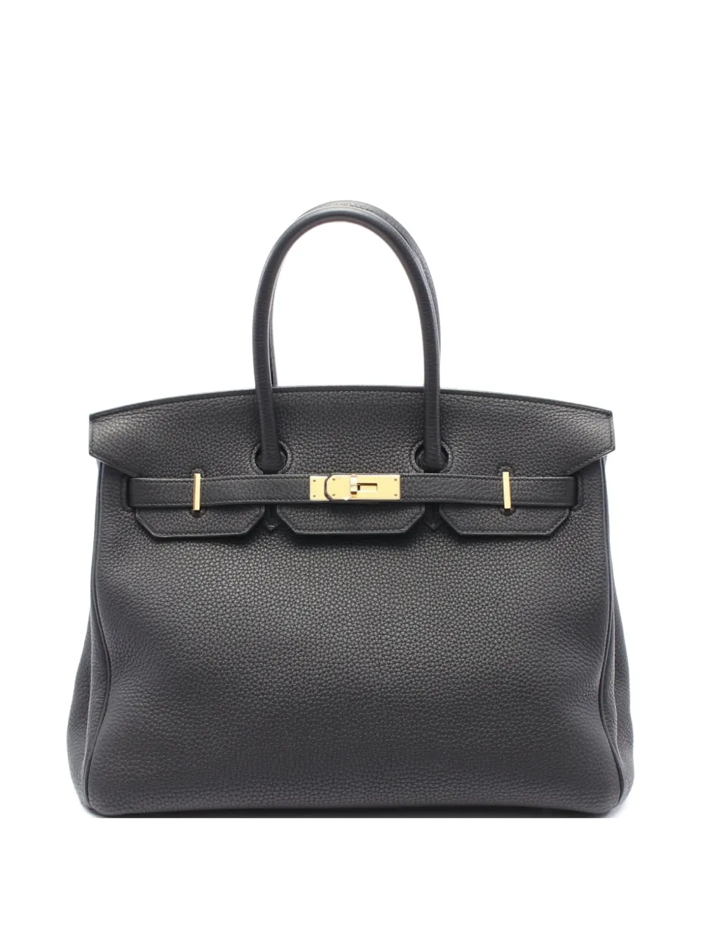 Hermès Pre-Owned 2010 バーキン 35 ハンドバッグ - ブラック Hermès Pre-Owned 2010 バーキン 35 ハンドバッグ - ブラック