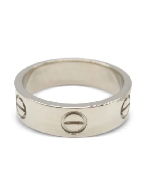 Cartier 2010s 18K white gold Love ring
