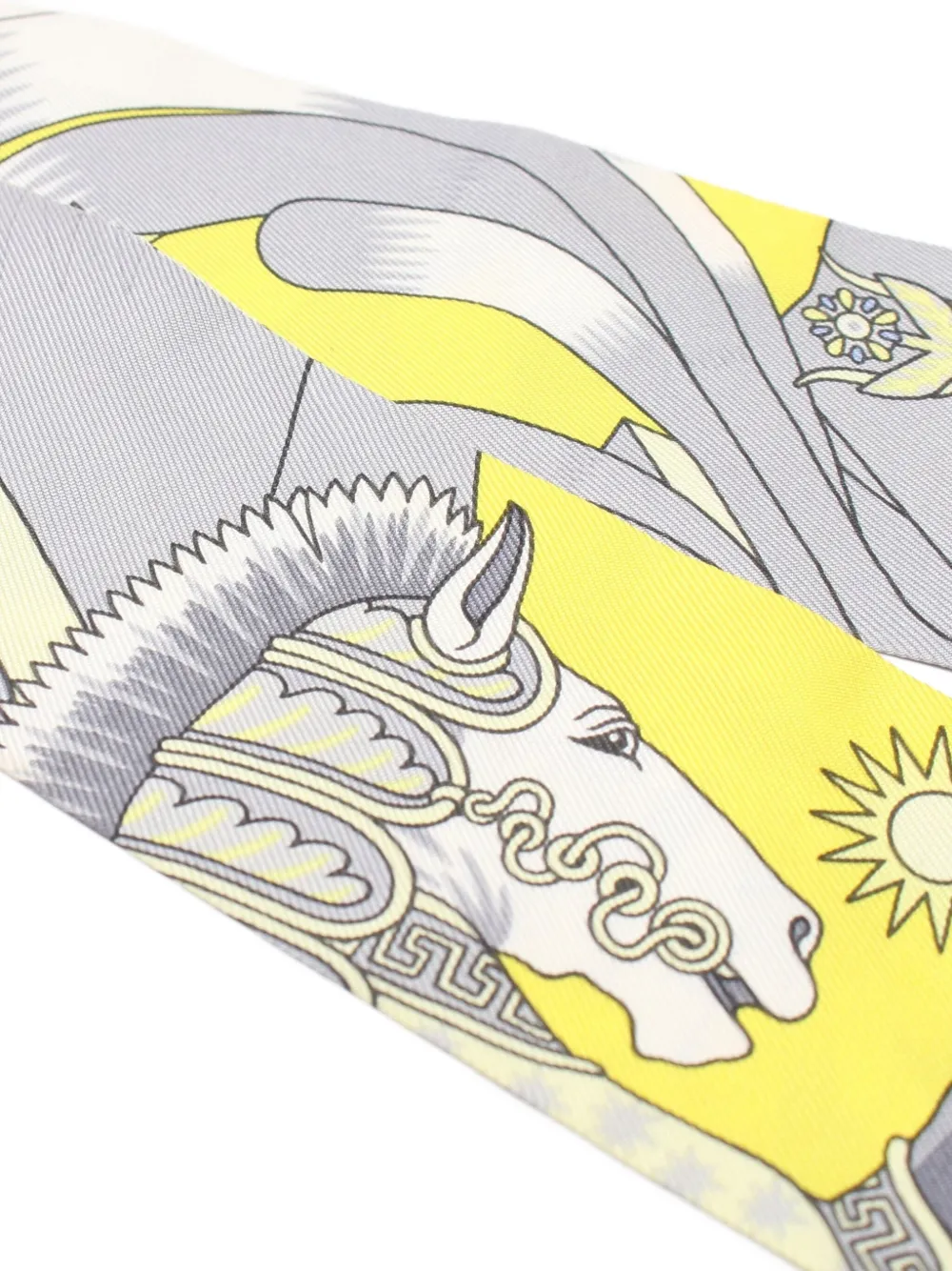 Pre-owned Hermes 2010s La Source De Pegase Scarf In Blue