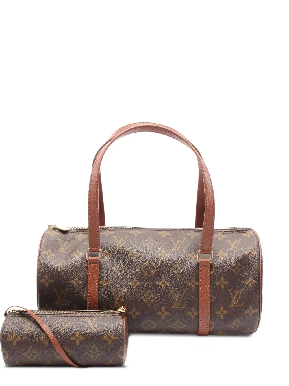Louis Vuitton Pre-Owned 2000s パピヨン 30 ハンドバッグ - ブラウン Louis Vuitton Pre-Owned 2000s パピヨン 30 ハンドバッグ - ブラウン
