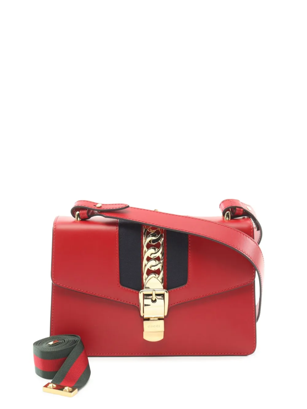 Gucci Pre-Owned 2010 small Sylvie shoulder bag | Red | Image 1