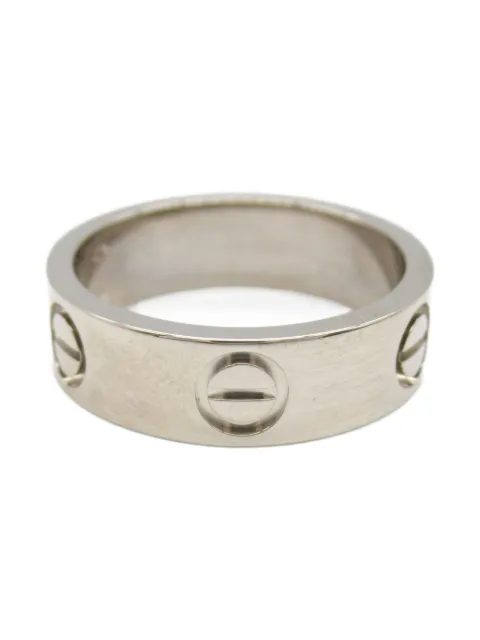 Cartier 2010s 18K white gold Love ring