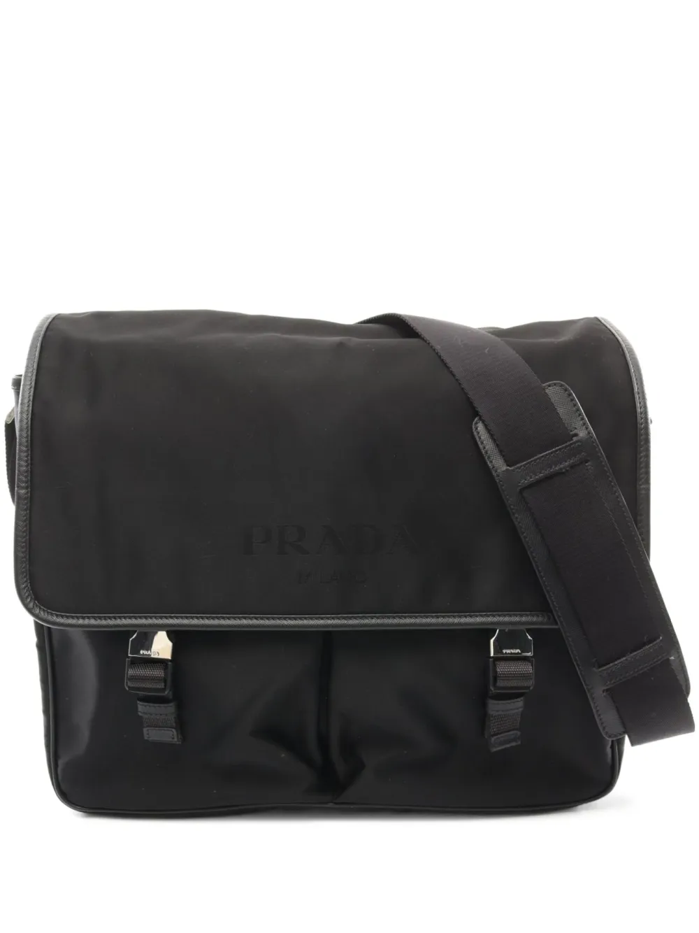 Prada Pre-Owned 2010s nylon shoulder bag | Black | Image 1