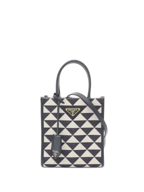 Prada Pre-Owned 2010s mini Symbole Triangolo two-way handbag 