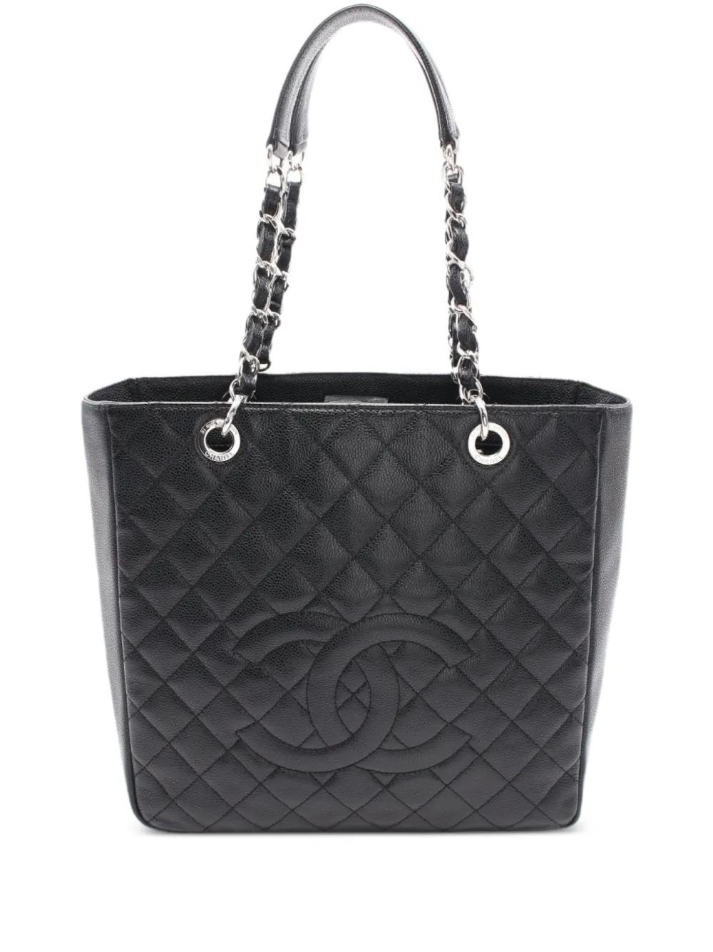 CHANEL Pre-Owned 2012-2013 マテラッセ ハンドバッグ - ブラック CHANEL Pre-Owned 2012-2013 マテラッセ ハンドバッグ - ブラック