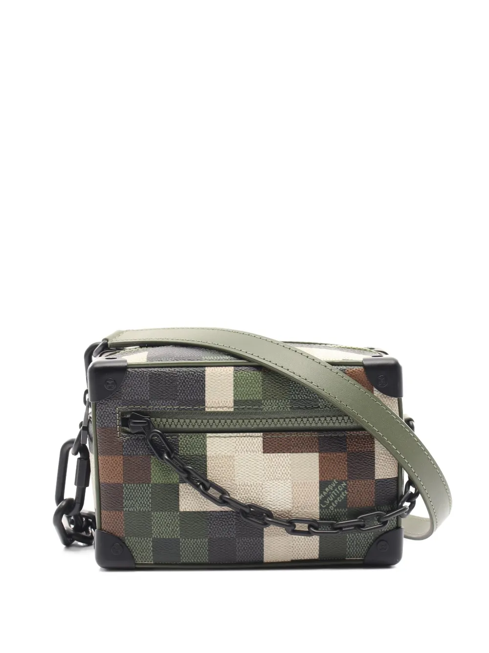 Louis Vuitton Pre-Owned 2021 ソフト トランク ショルダーバッグ ミニ - グリーン Louis Vuitton Pre-Owned 2021 ソフト トランク ショルダーバッグ ミニ - グリーン