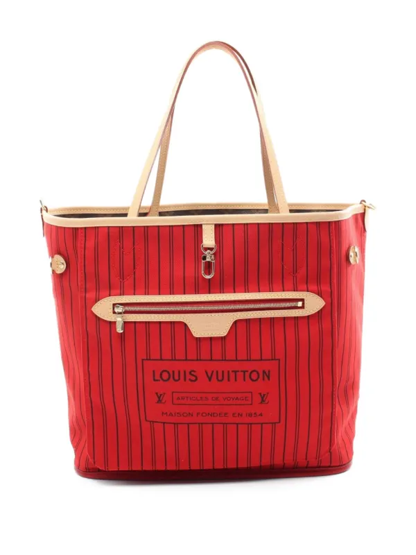 Louis Vuitton Pre-Owned 2021 Neverfull Inside Out MM Tote Bag Brown FARFETCH IN