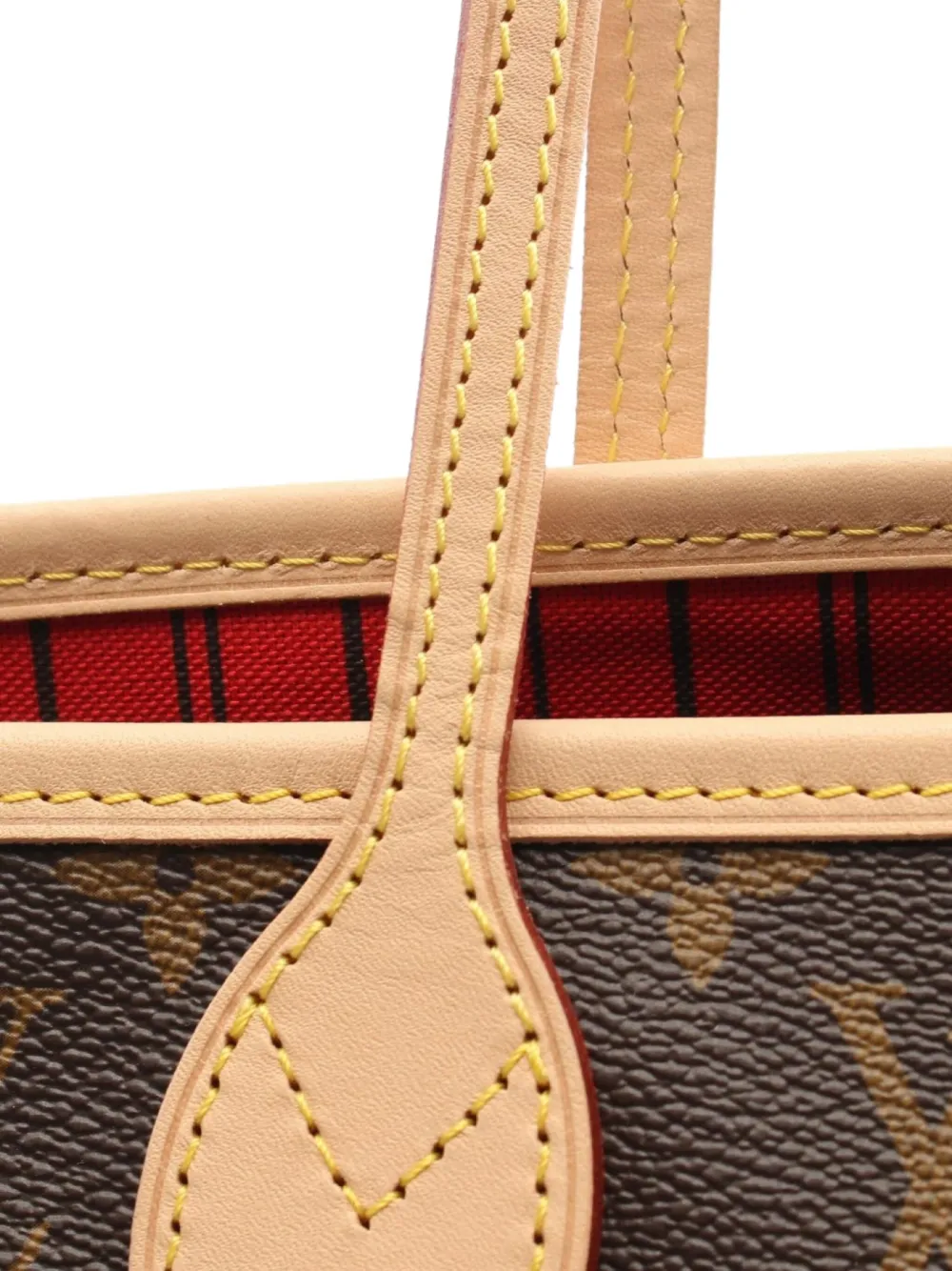 Pre-owned Louis Vuitton 2021 Neverfull Inside Out Mm Tote Bag In Brown