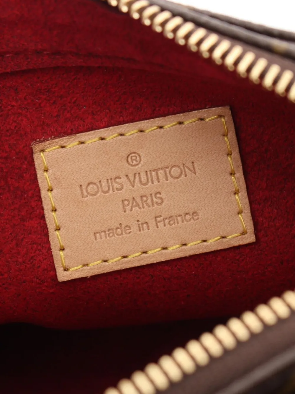 Pre-owned Louis Vuitton 2003 Vivacite Pm Shoulder Bag In Brown