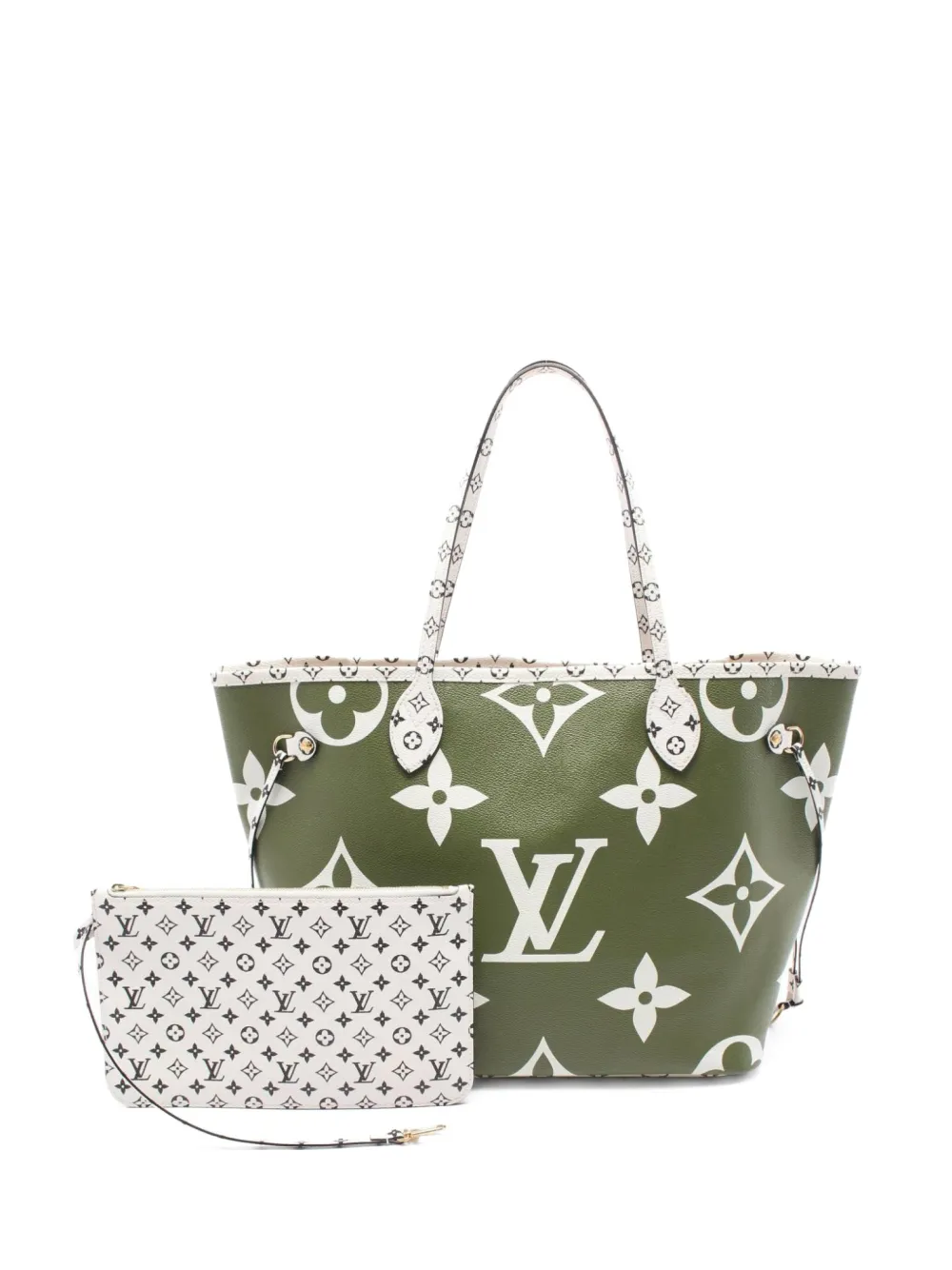 Louis Vuitton Pre-Owned 2019 ネヴァーフル MM ハンドバッグ - グリーン Louis Vuitton Pre-Owned 2019 ネヴァーフル MM ハンドバッグ - グリーン