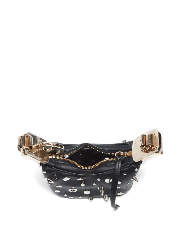 バッグ Gucci Studded 2-Way Leather Bag Gucci Pre-Owned 2020-2024 Mini Studded Shoulder Bag | Black | FARFETCH