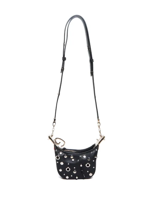 Gucci Pre-Owned 2020-2024 Mini Studded Shoulder Bag | Black | FARFETCH