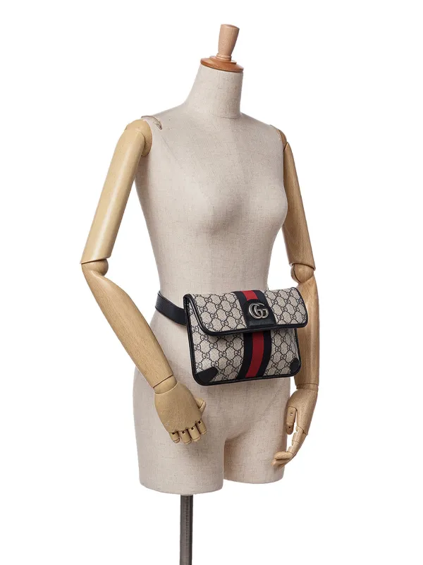 Gucci Pre-Owned 2016-2024 GGスプリーム オフィディア ベルト