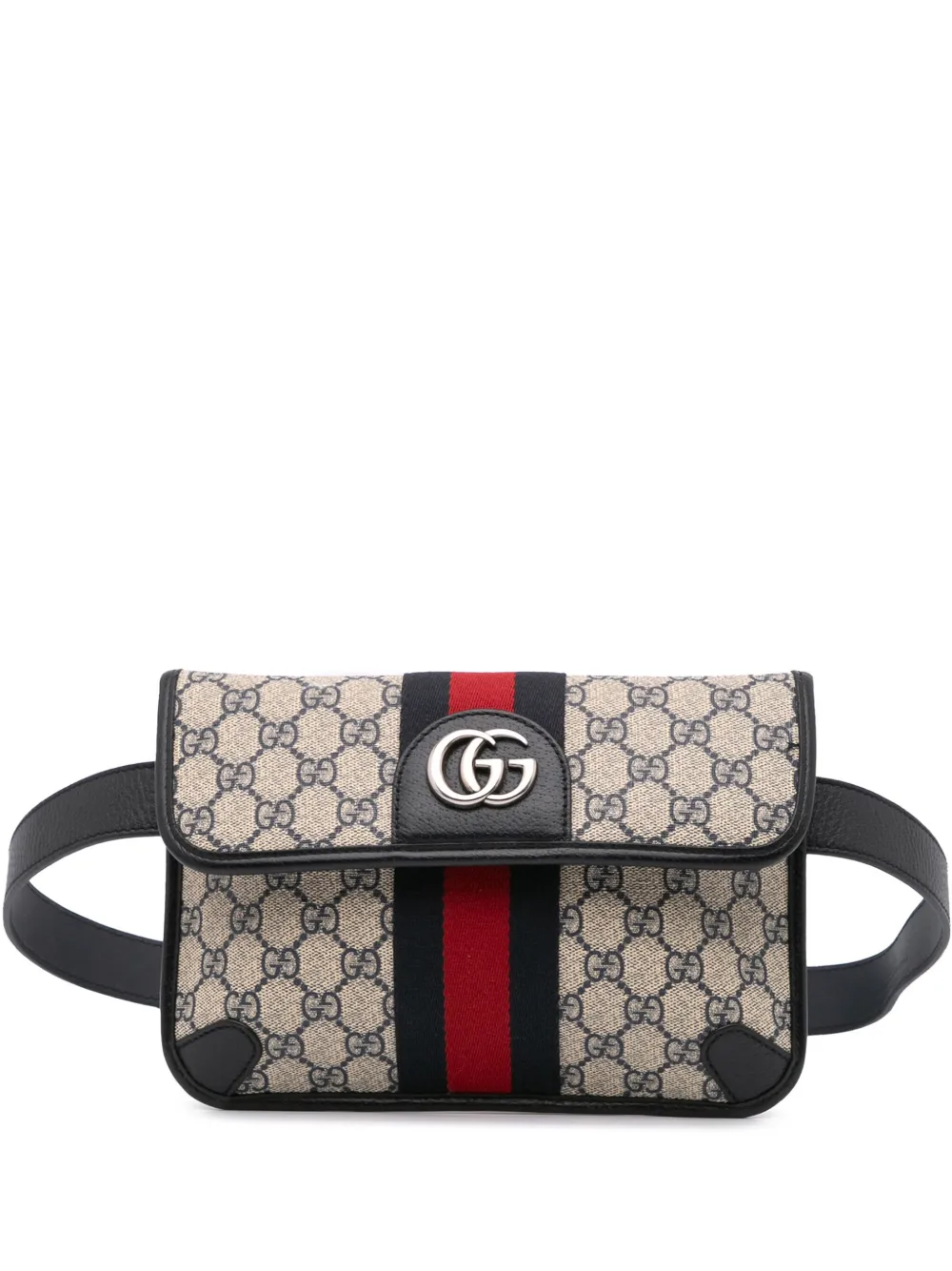 Gucci Pre-Owned 2016-2024 GG Supreme Ophidia belt bag | Brown | Image 1