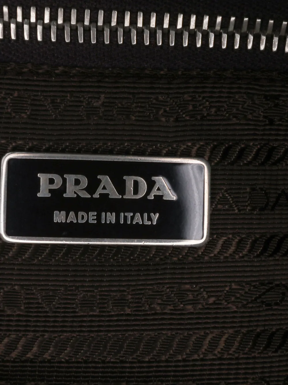 Pre-owned Prada 2013-2024 Tessuto Zip Top Crossbody Bag In Green
