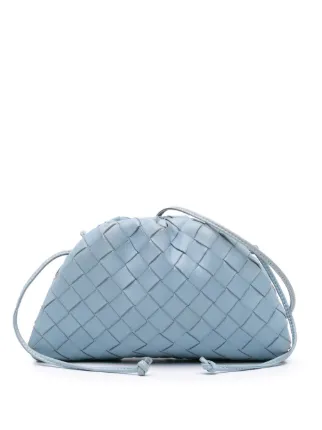 ★超特価★BOTTEGA VENETA★ Mini Intrecciato Crossbody Blue BOTTEGA VENETA Paper Calfskin Maxi Intreccio Extra Mini