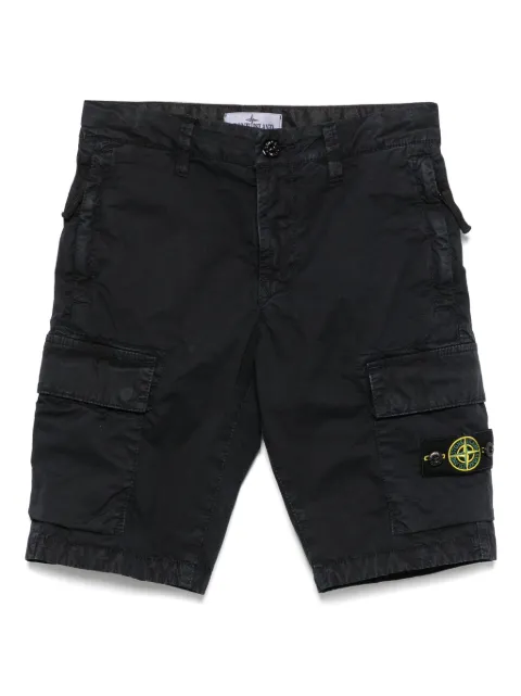 Stone Island Junior Compass-motif shorts