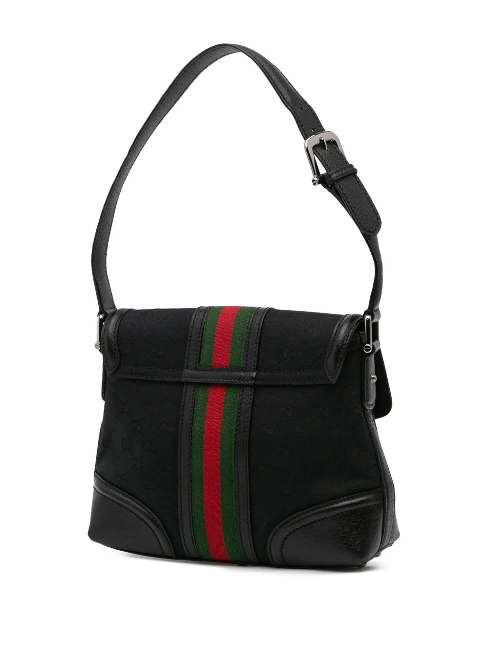 Gucci Pre-Owned 2000-2015 Small GG Canvas Web Treasure shoulder bag | Pre-Owned | Image 2